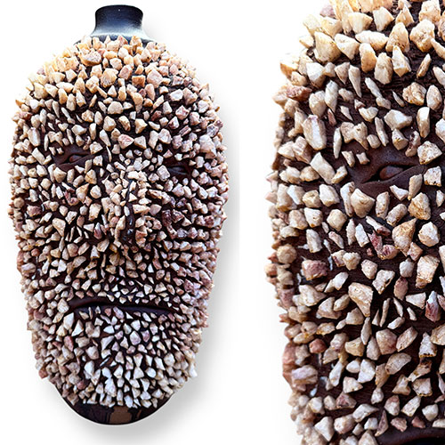 Feliciano Abaurre 22" Tall Stone-Studded Statement Face Jug DP5876